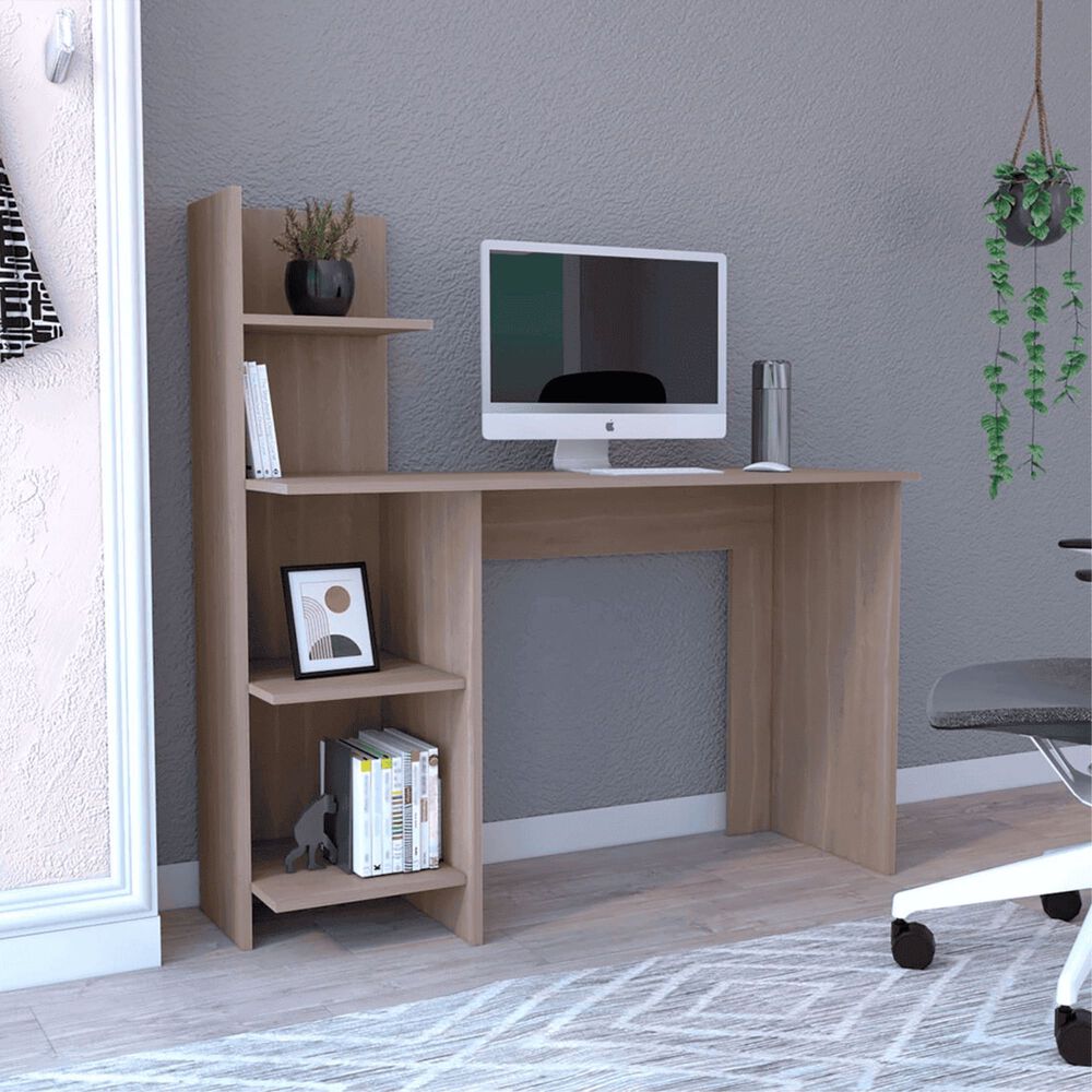 Escritorio Con Biblioteca 4 Repisas Fm-066 image number 4.0