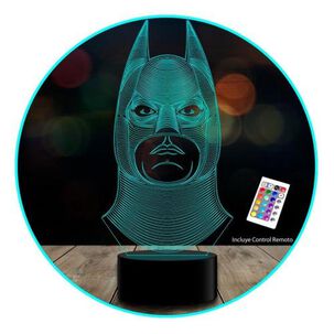 Ilusion Led 3d Batman Frente Dc Comic C/remoto Colores