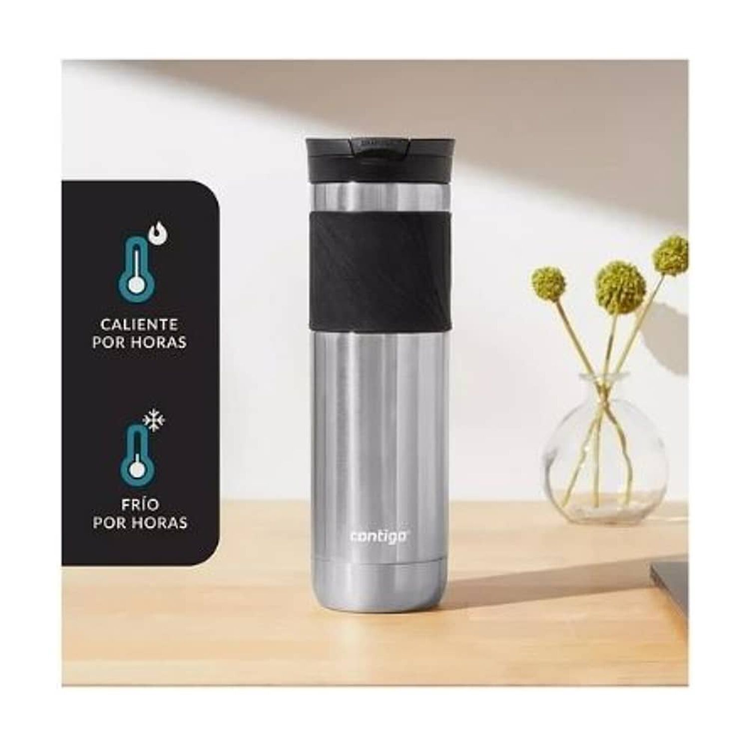 Vaso T&eacute;rmico Contigo Byron 2.0 710ml 24oz Stainless Steel image number 4.0