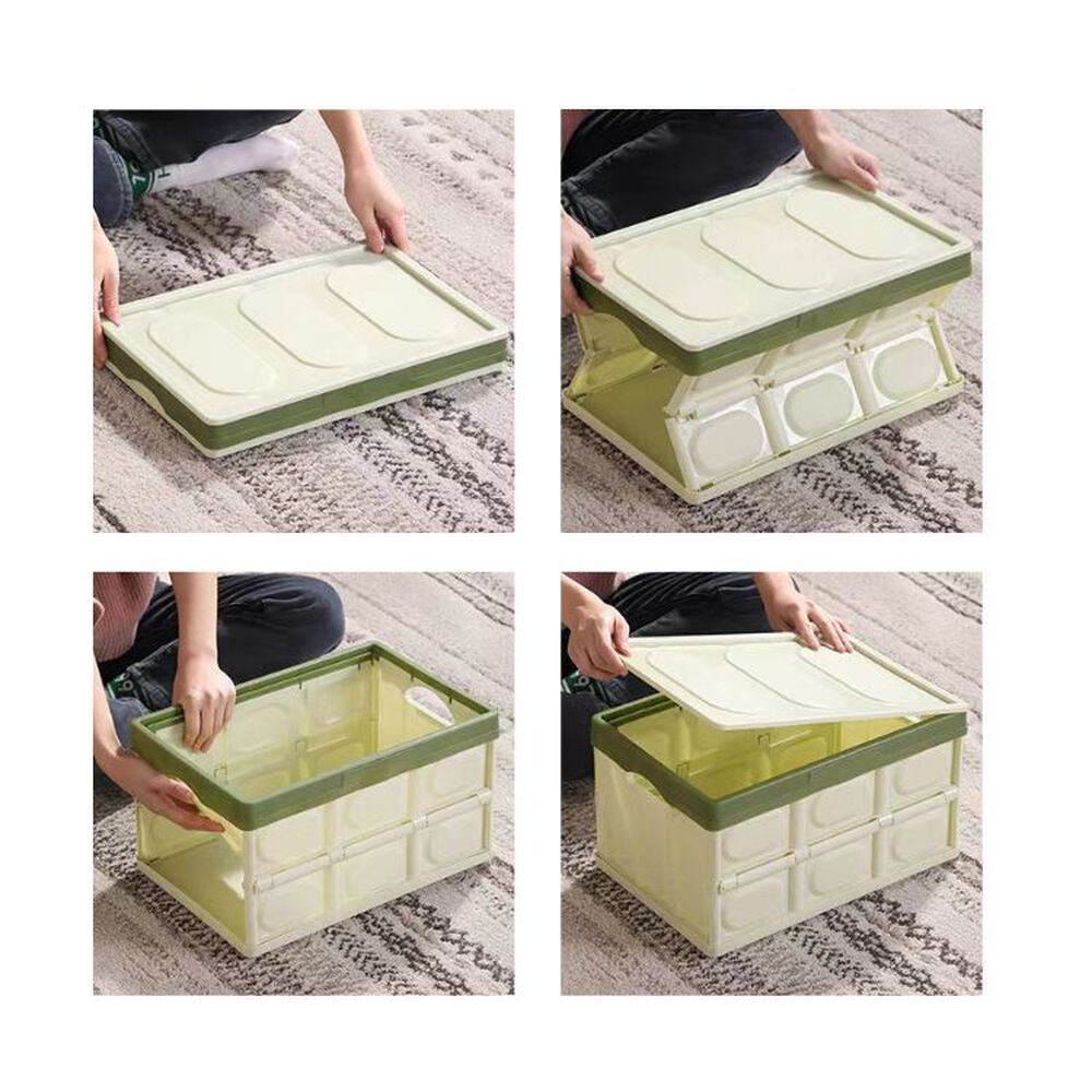 Caja De Almacenamiento Plegable De Plastico Organizador image number 4.0