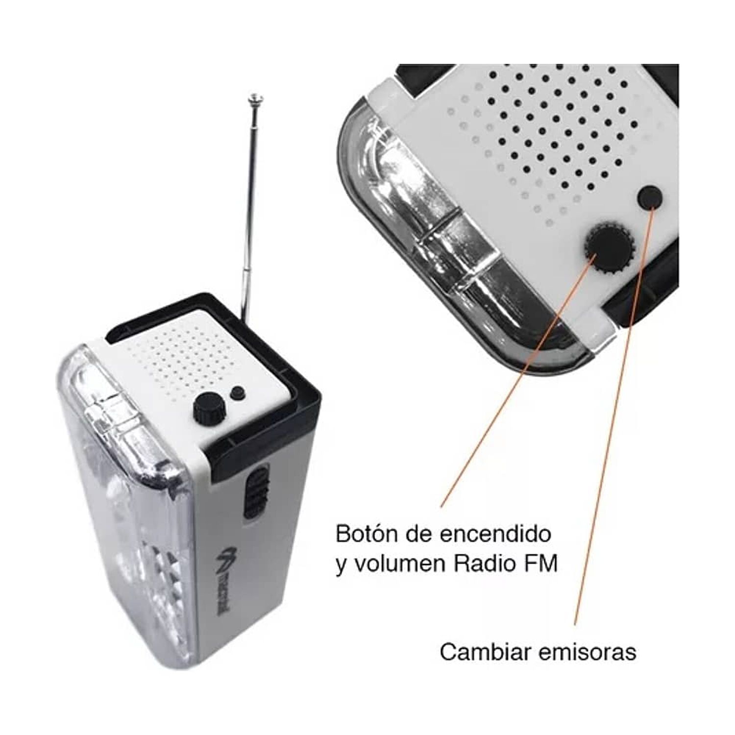 L&aacute;mpara Macrotel Recargable 24 Leds 6w Ms-6750 image number 1.0