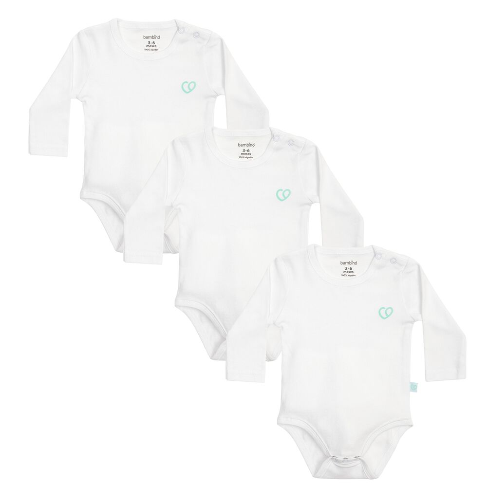 3 Pack Body Blanco Unisex image number 1.0