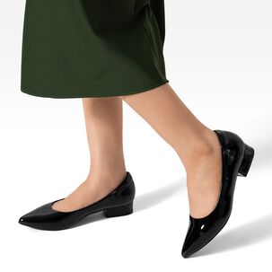 Zapato De Taco Puntiagudo Charol Mujer Weide Tfa319