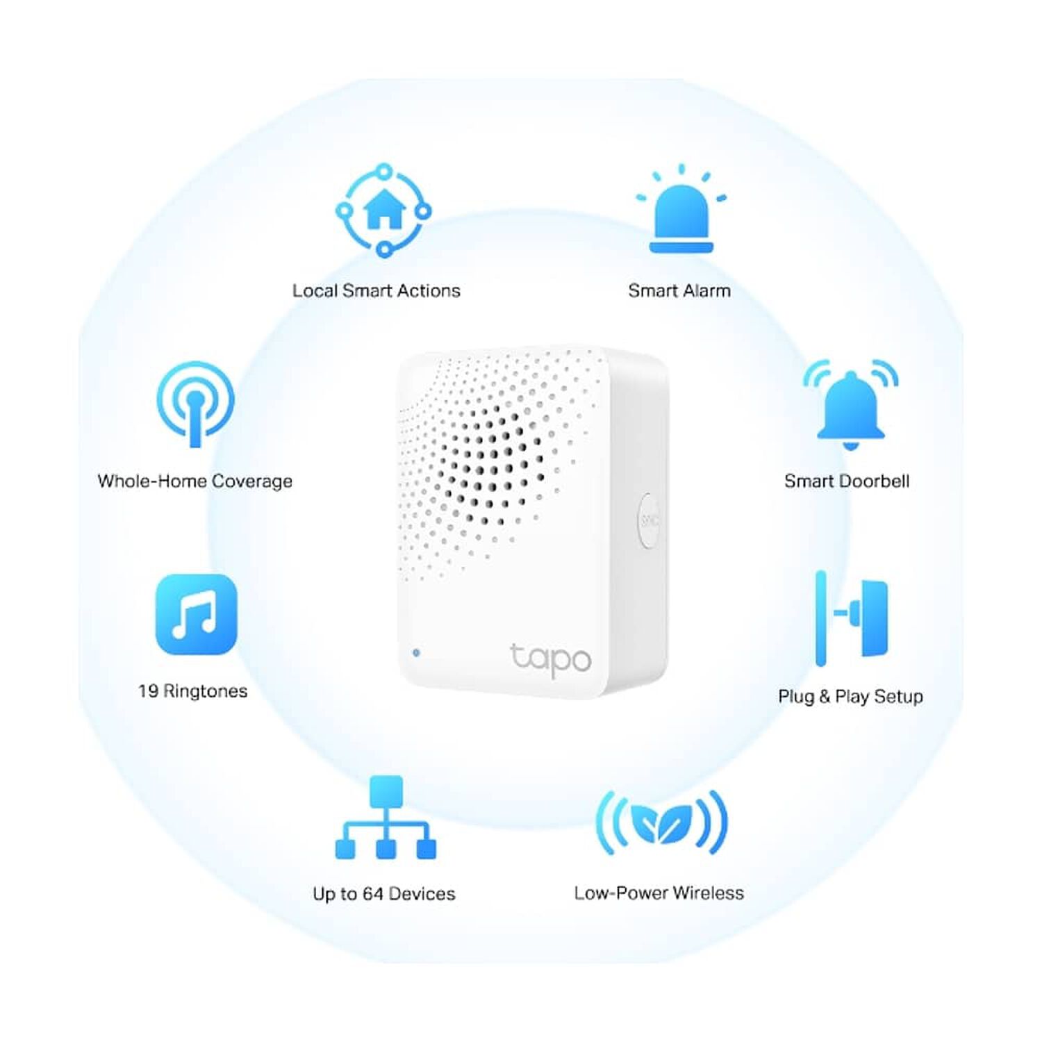 Hub Inteligente Con Timbre Integrado Tp-link Tapo H100 image number 1.0