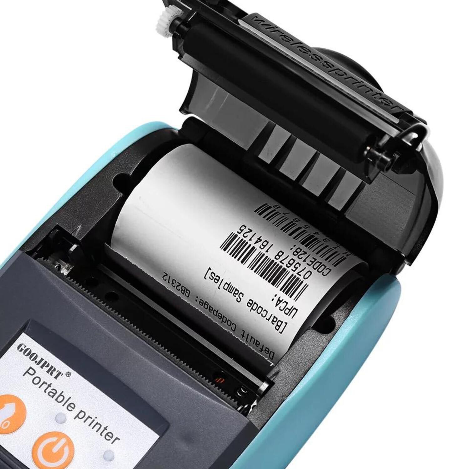 Impresora Portatil Pt-210 Bluetooth Celeste image number 3.0