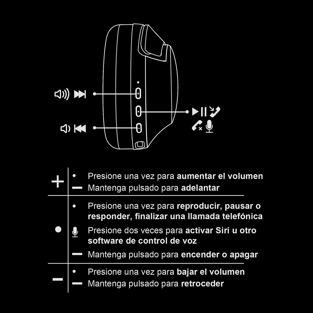 Audífonos Con Cancelación De Ruido Bluetooth Alpha Proline image number 7.0