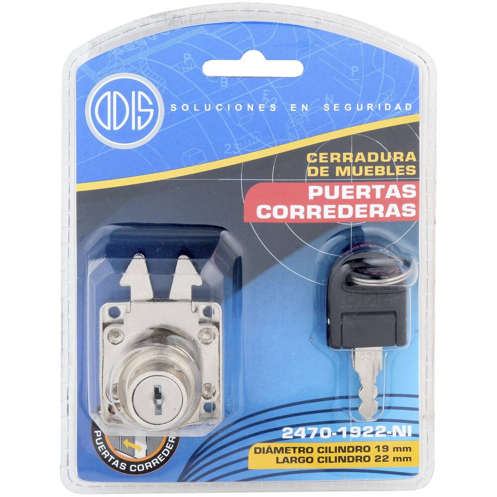 Cerradura Para Muebles Odis Corredera 2470-1922 image number 7.0
