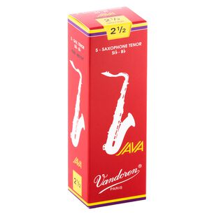 Cajas De Ca&ntilde;as Saxo Tenor Java Red N&ordm;2.5 Sr2725r Vandoren