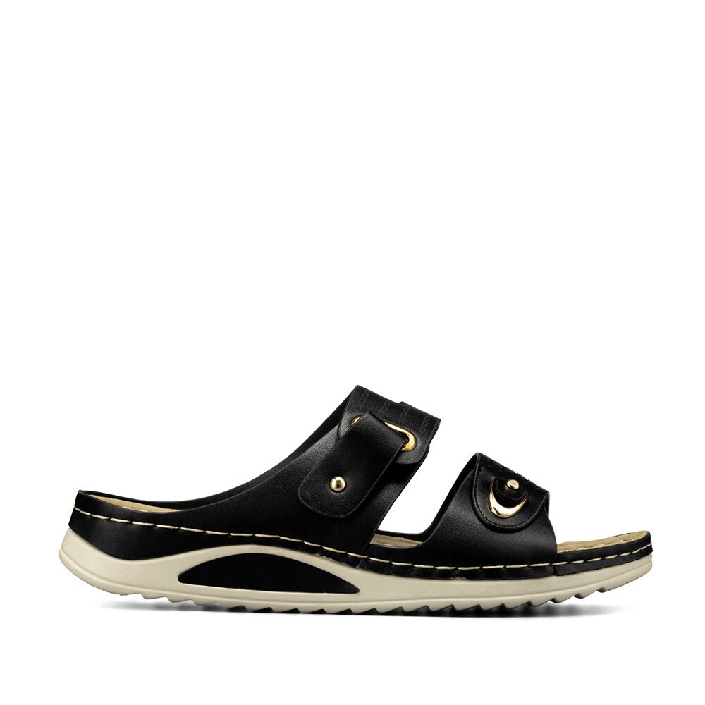 Sandalia Estilo Chala Taco Cu&ntilde;a Casual Mujer Weide Jn722 image number 0.0