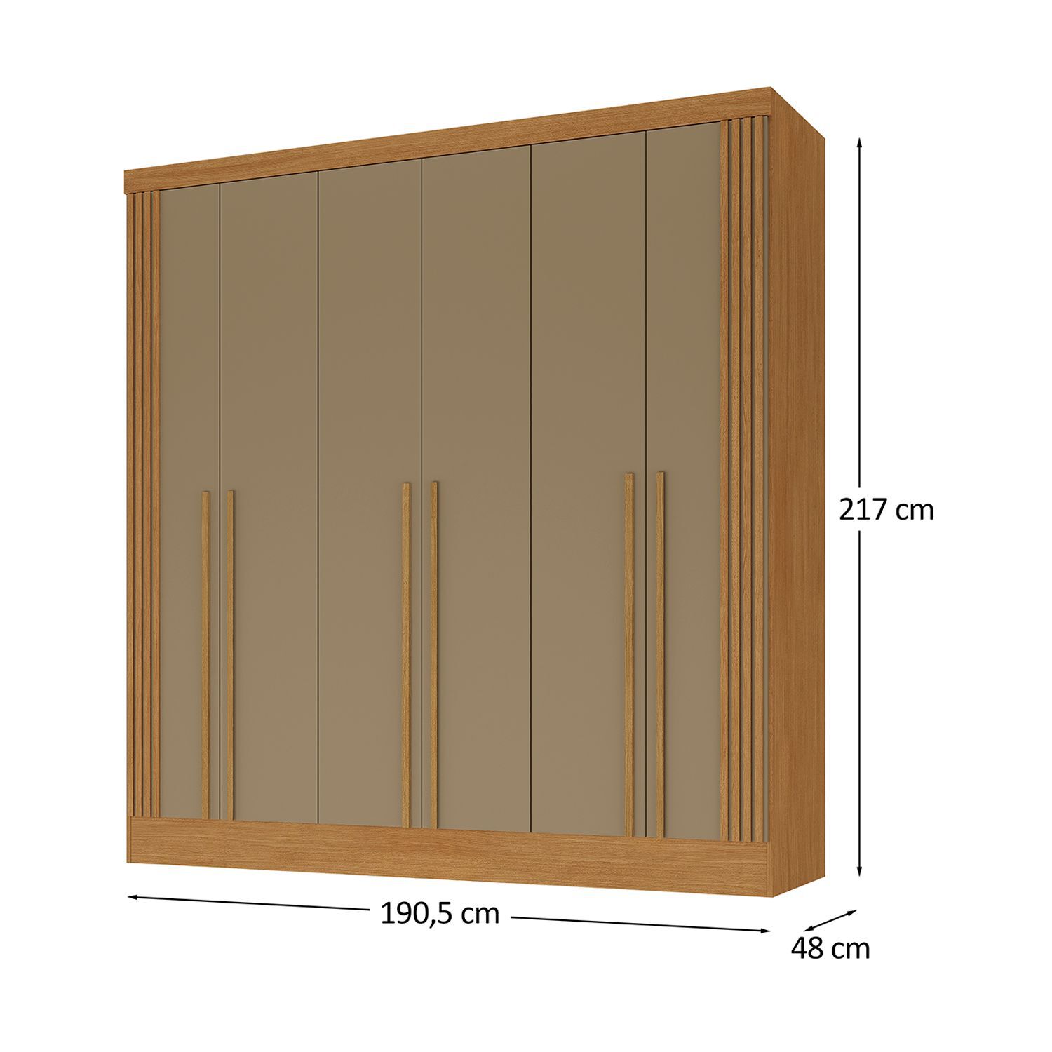 Cl&oacute;set Di Poretti Design New Bali / 6 Puertas / 3 Cajones image number 2.0