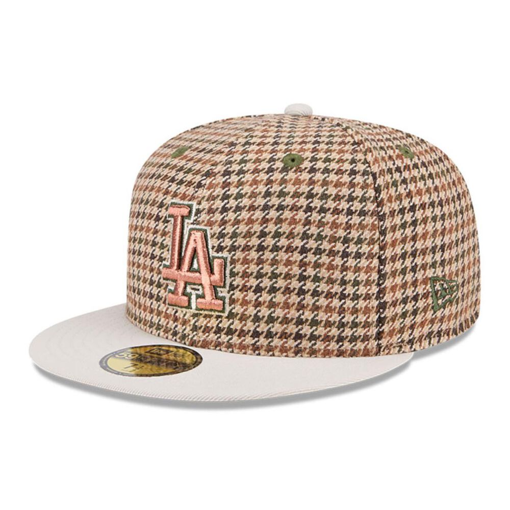 Gorra 59fifty Los Angeles Dodgers Mlb Houndstooh Open Brown image number 1.0
