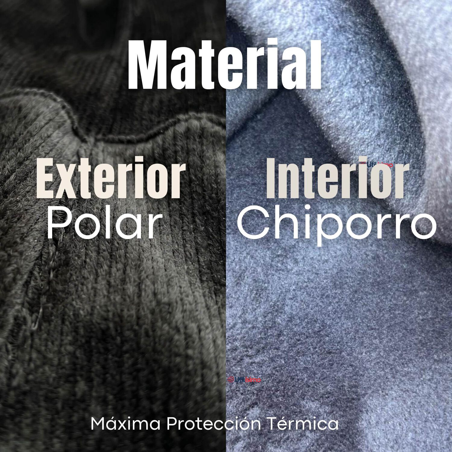 Pantal&oacute;n Cotel&eacute; Palazzo Polar Con Chiporro Elasticado T&eacute;rmico Negro image number 6.0
