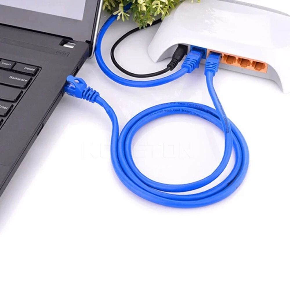 Cable De Red Alta Velocidad 5 Mt Cat5e Cable Lan Internet Conexión Rj45 Lista image number 5.0