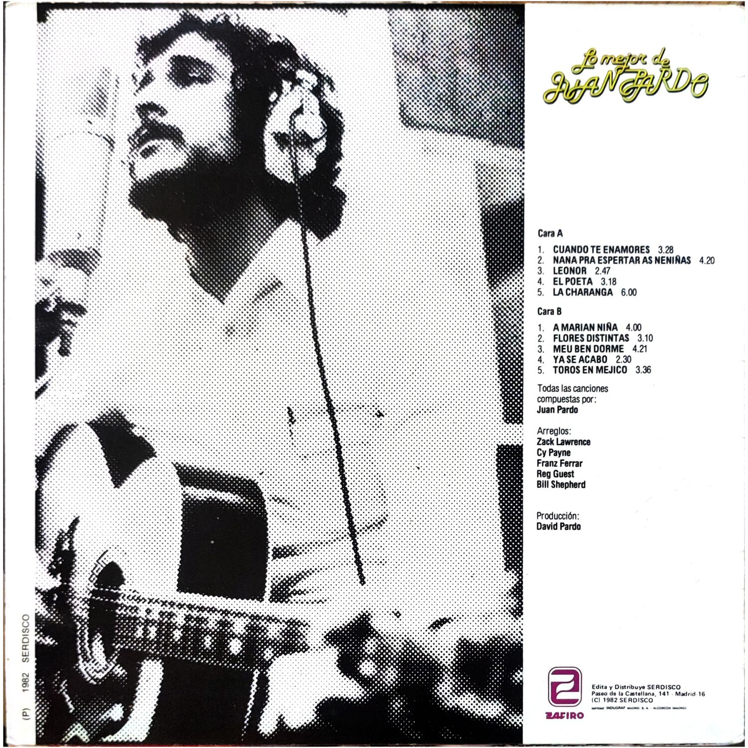 Juan Pardo - Lo Mejor | Vinilo Usado image number 1.0
