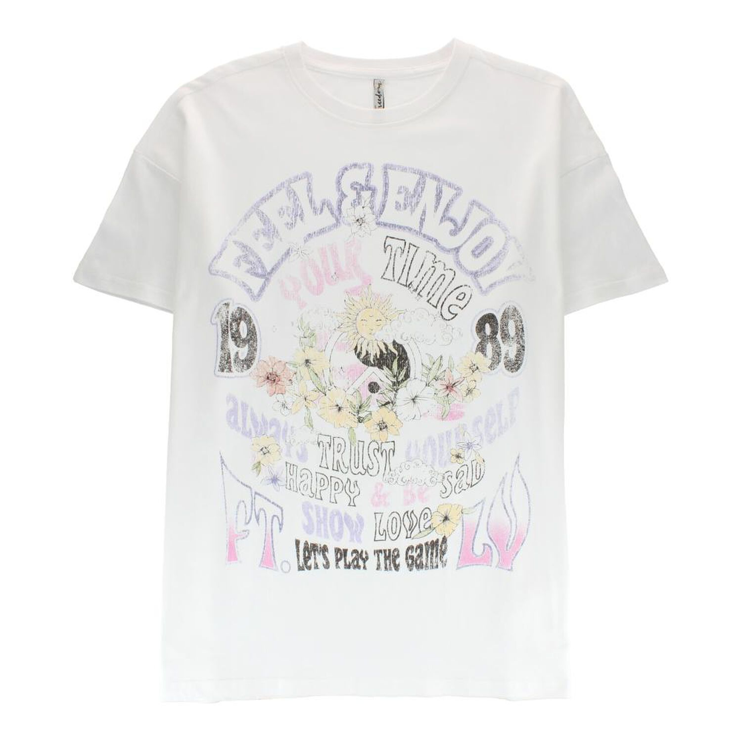 Polera Manga Corta Cuello Redondo Mujer Freedom image number 0.0