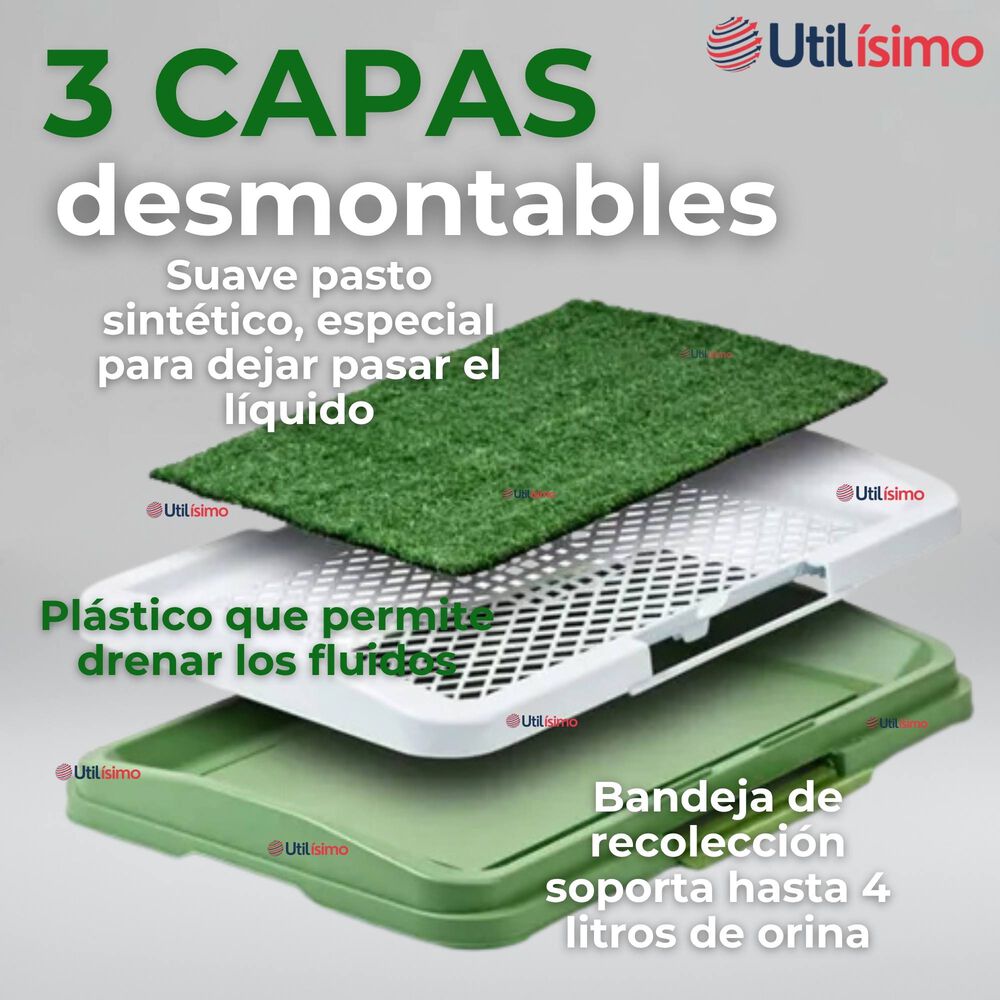 Baño Ecológico Reutilizable Para Perros Adiestramiento Mascotas image number 3.0