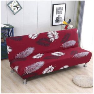 Funda De Futon Elasticado Gris