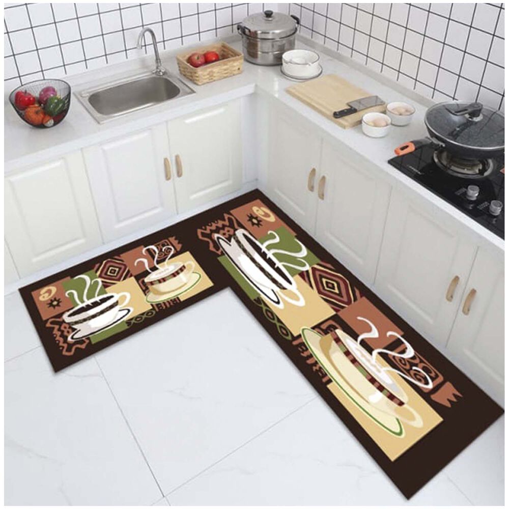 Pack De 02 Alfombra Para Cocina Con Antideslizantes Md25 image number 0.0