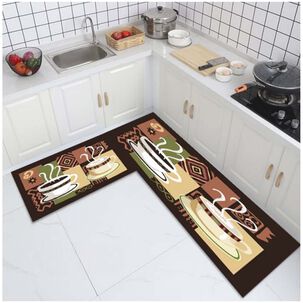Pack De 02 Alfombra Para Cocina Con Antideslizantes Md25
