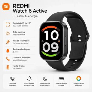 Xiaomi Redmi Smart Watch 6 Active Negro