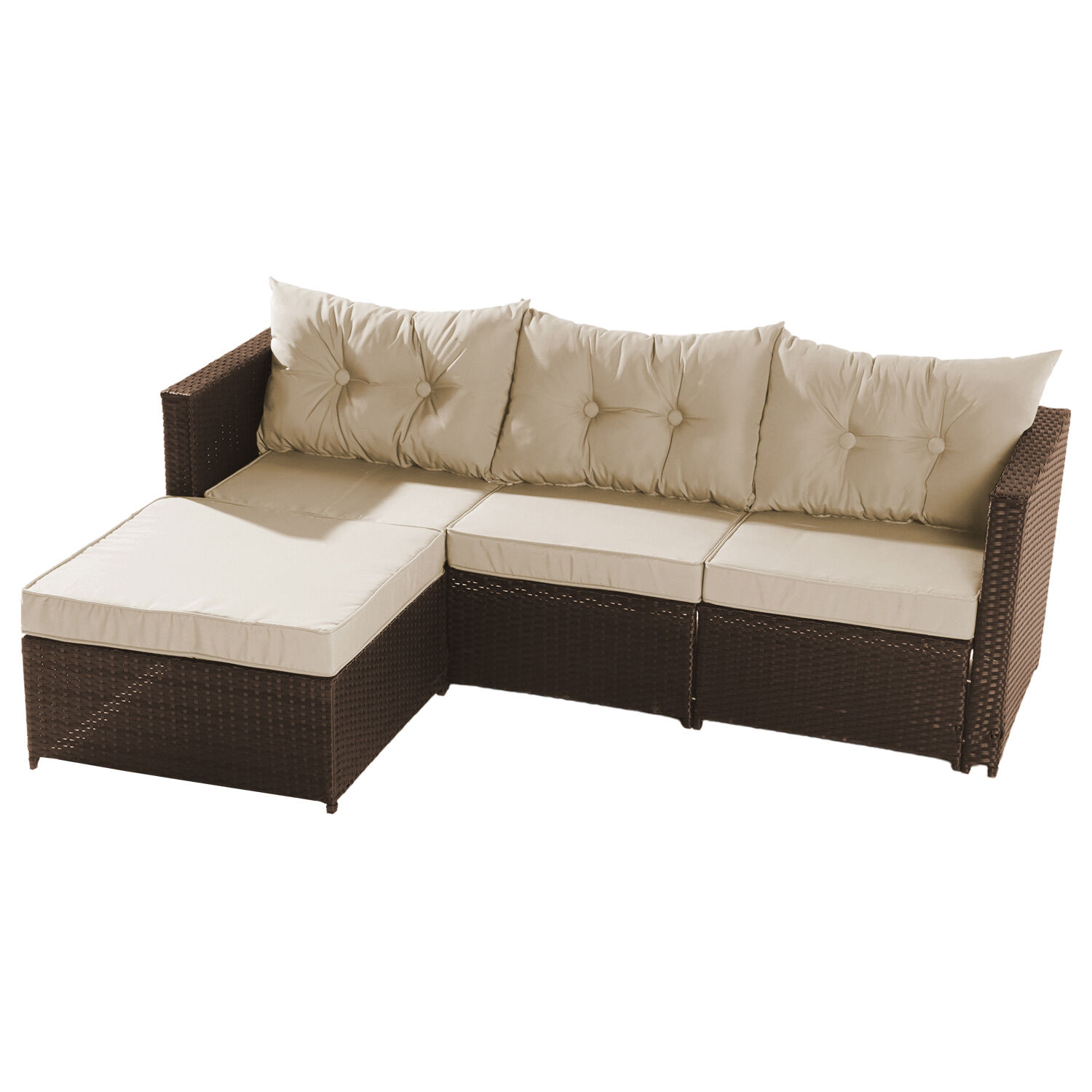 Seccional Intercambiable 3 Cuerpos Terraza Sofa + Mesa Caf&eacute; image number 2.0