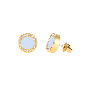 Aros Jason Hyde Blanco Mujer