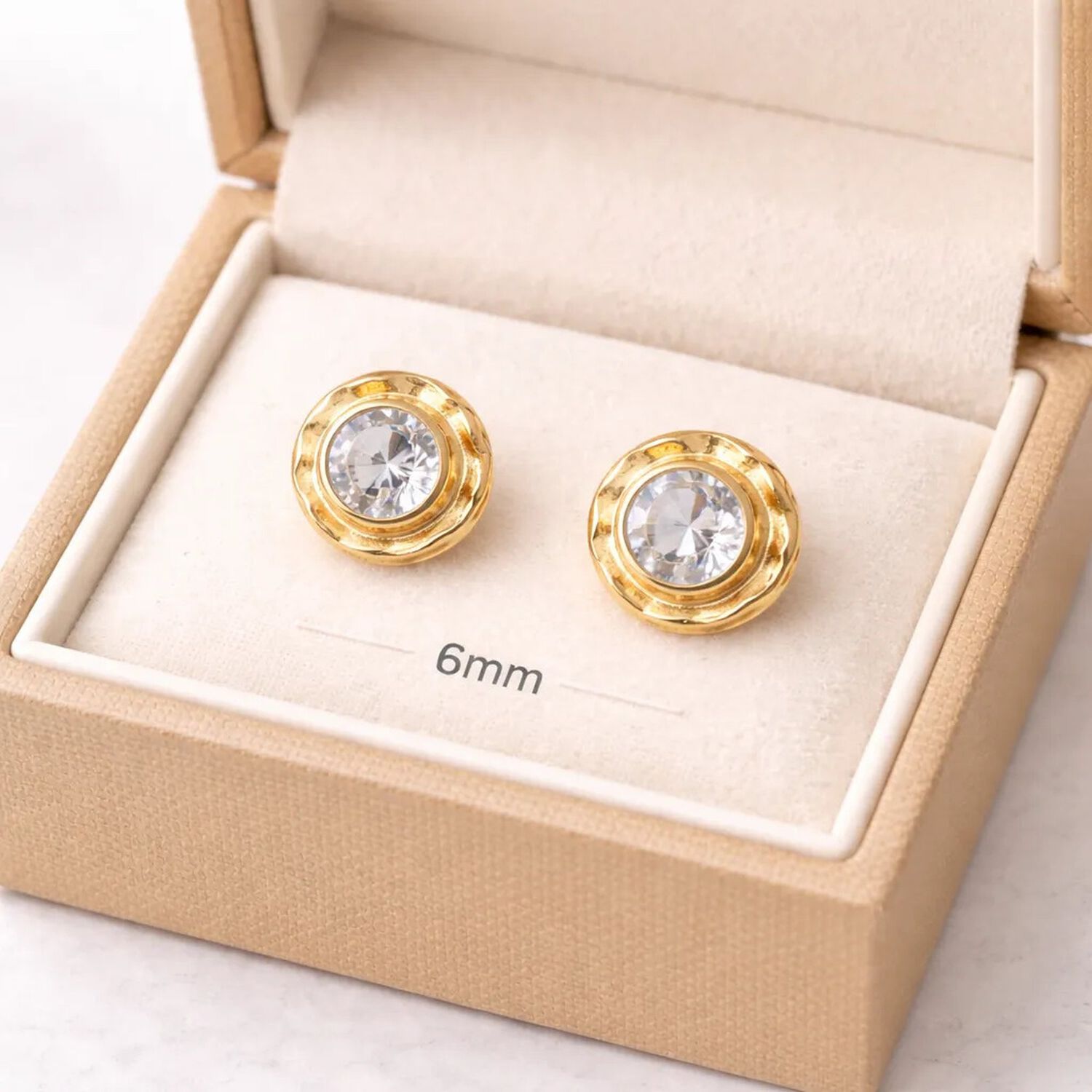 Aros Abridores Chat&oacute;n Circ&oacute;n 6mm N3 Oro 14k Ni&ntilde;a Mujer image number 1.0