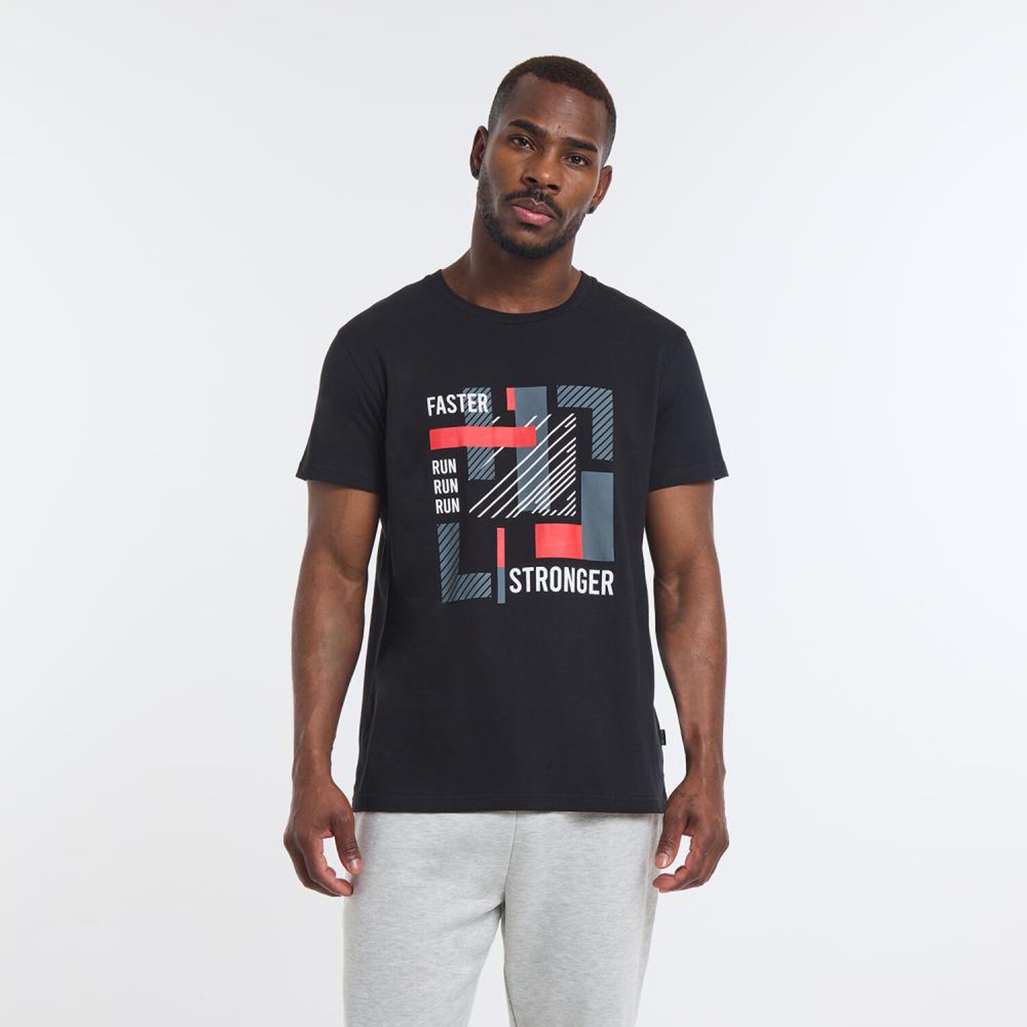 Polera Deportiva Estampada Manga Corta Cuello Redondo Hombre Wetland image number 0.0