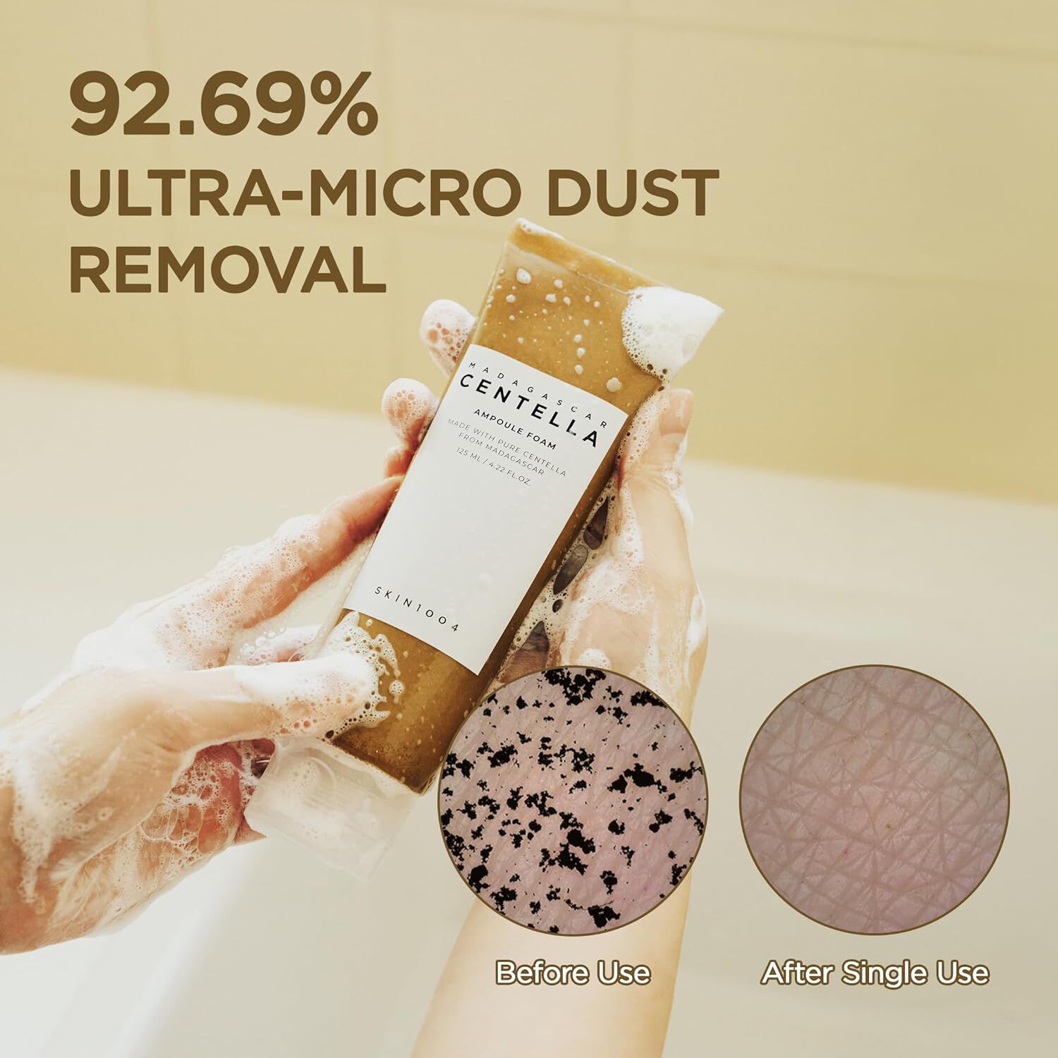 Madagascar Centella Ampoule Foam (skin1004) - 125ml Limpiador En Espuma Calmante Pieles Sensibles image number 1.0