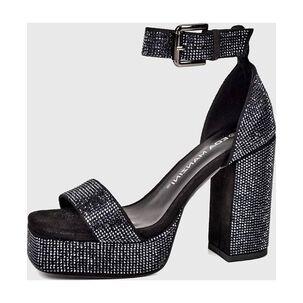 Sandalia Badra Negro Brillante