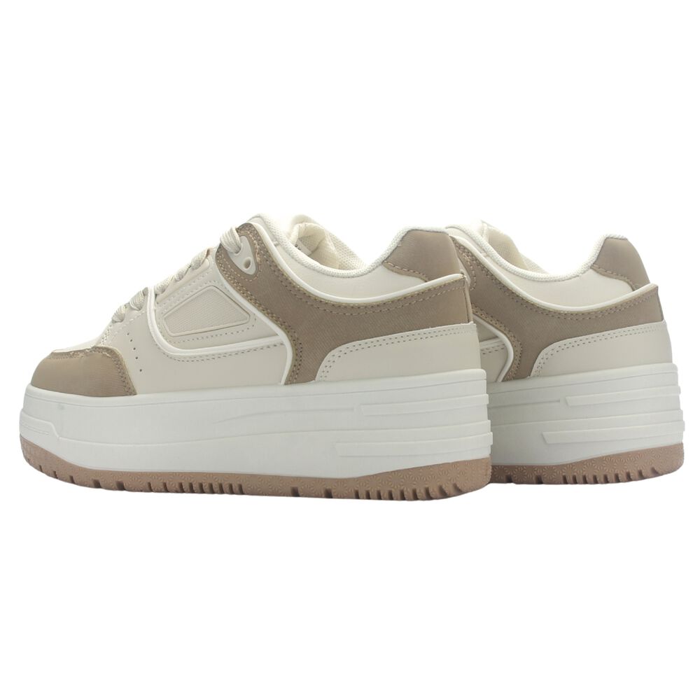 Zapatilla Mujer Chalada Mitsu-4 Beige Urbano image number 5.0