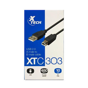 Cable Impresora Usb A-b 3m X-tech Xtc-303