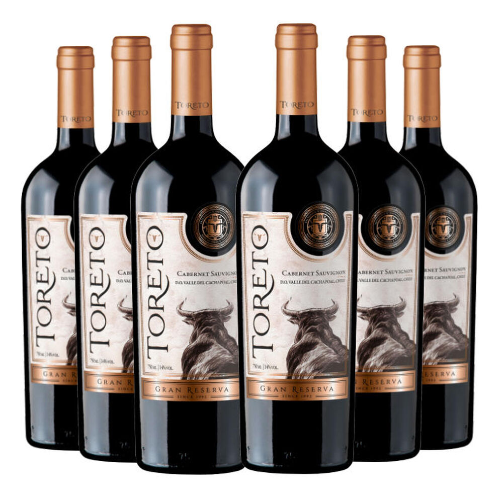 6 Vinos Toreto Gran Reserva Cabernet Sauvignon image number 0.0