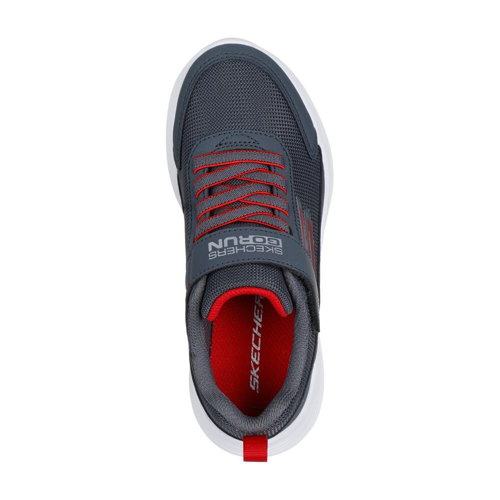 Zapatilla Urbana Niño Skechers Go Run 400 V2 Gris image number 4.0