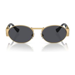 Lentes De Sol Medusa Deco Dorado Versace