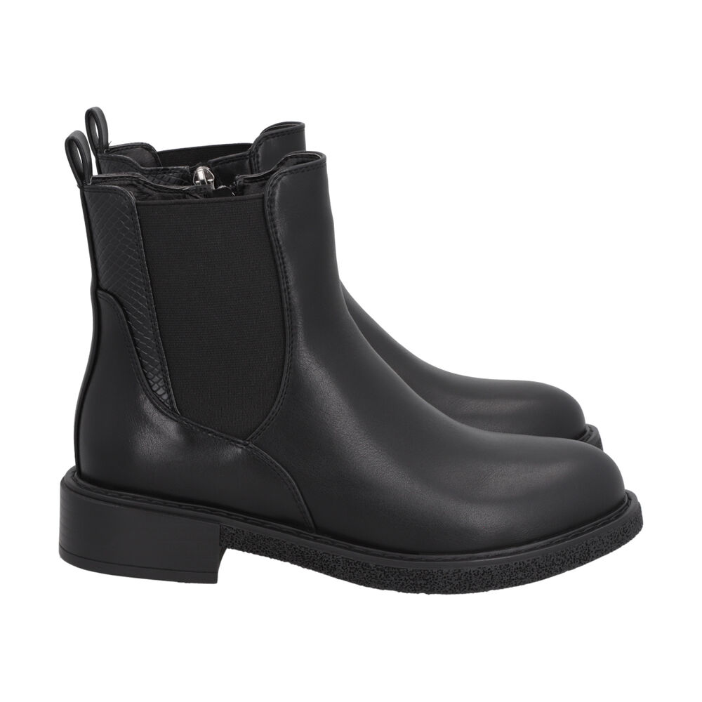 Botin Mujer Negro City Police image number 2.0