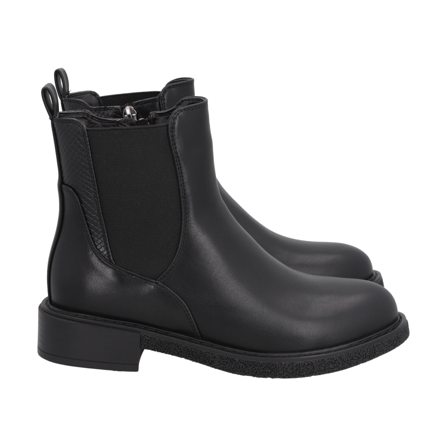 Botin Mujer Negro City Police image number 2.0