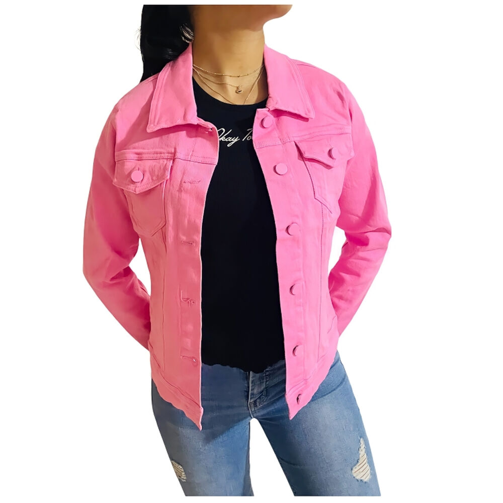 Chaqueta Denim Mezclilla Mujer image number 0.0