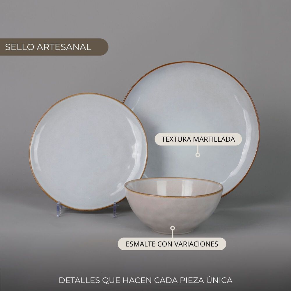 Vajilla Cer&aacute;mica Lima 18 Piezas Para 6 Personas image number 1.0