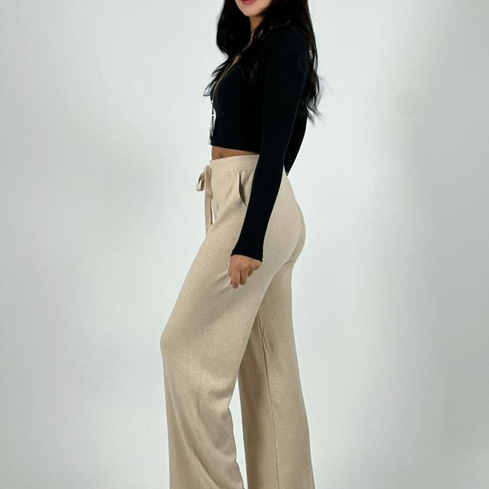 Pantalón De Lana Con Bolsillos image number 6.0