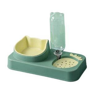 Bebedero Y Comedero Plato Doble Para Mascotas