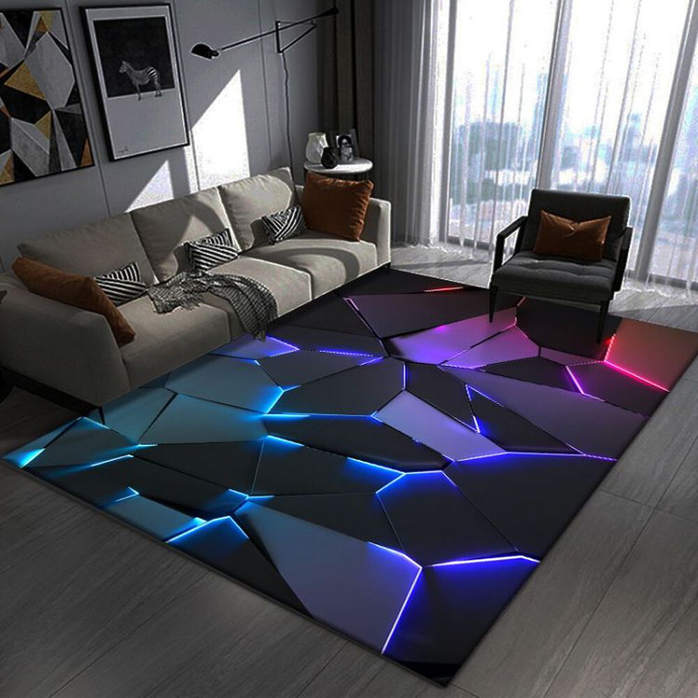 Alfombra 3d Gamer 120*160cm Dormitorio Living Sala De Juegos image number 1.0