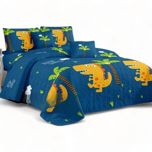 Cubrecama De Verano 1.5 Plazas Quilt + 1 Funda De Almohada Cobertor Delgado Qvr1-1