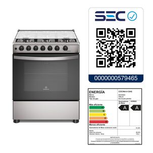 Cocina A Gas 6 Platos Horno Vapor Y Parrillas Alambr&oacute;n Fm6lsc Inox