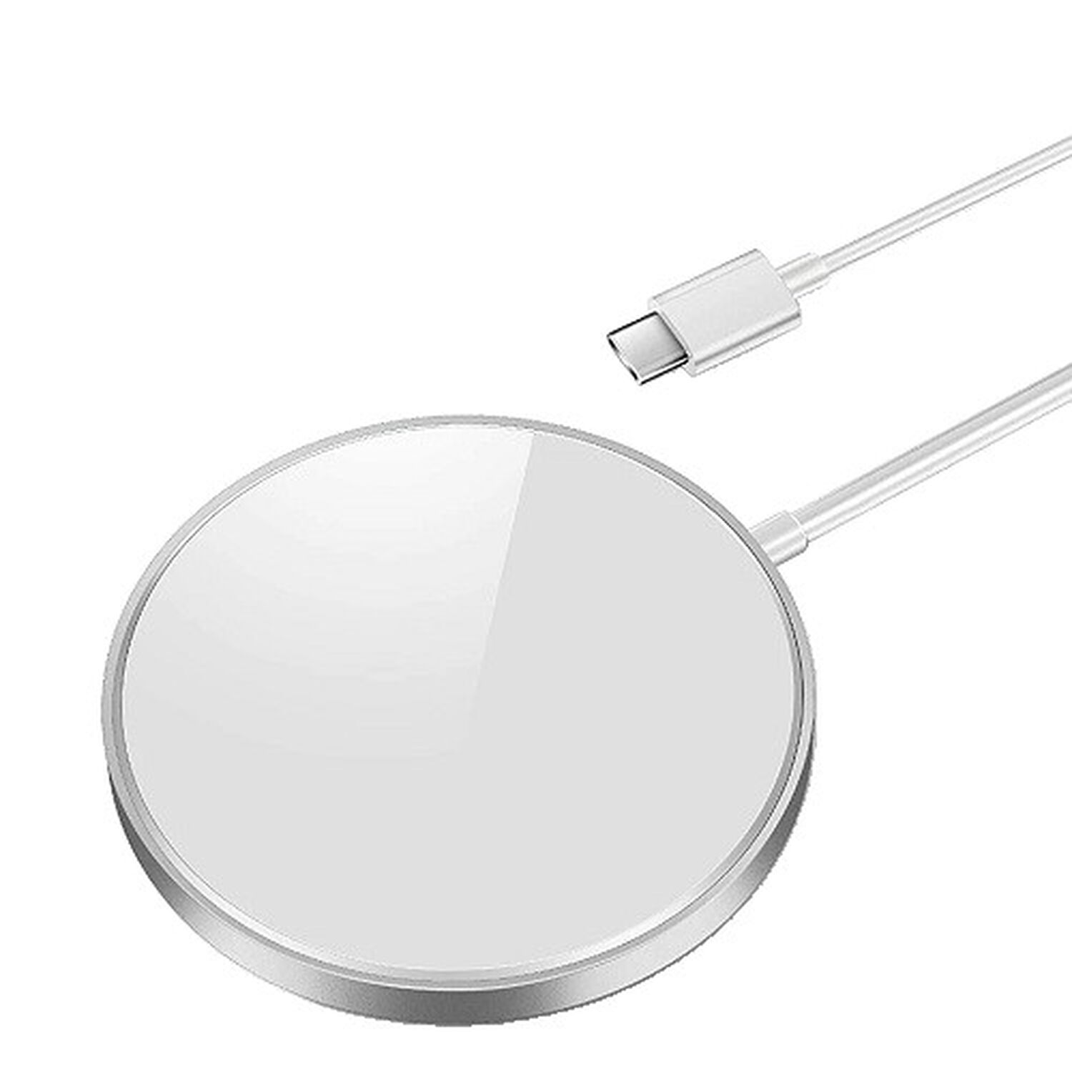 Cargador De Celular Inalambrico Tipo C Metal Magnetico Carga Rapida 3a 30w Smartphone Android Para Iphone Pared image number 0.0