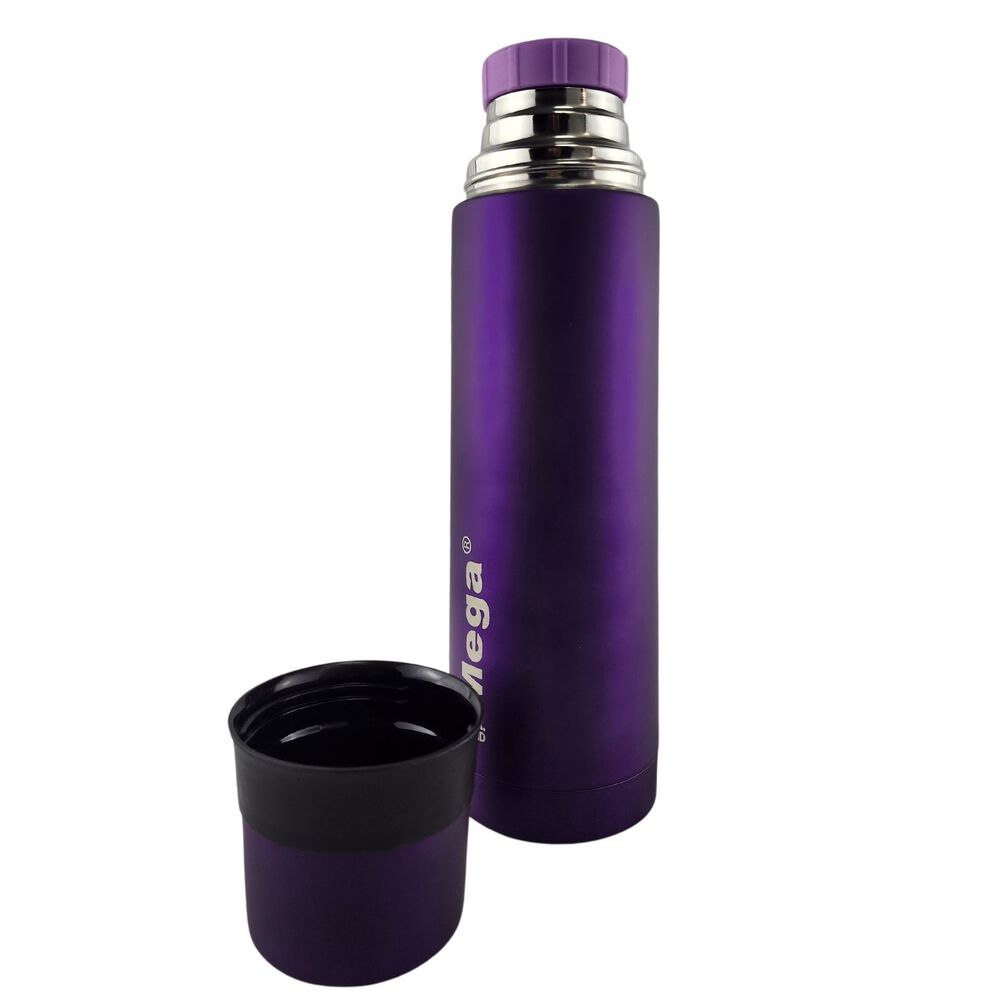 Termo Mega Slim Iv 470ml Acero Inoxidable Metalico Te Cafe Morado image number 3.0