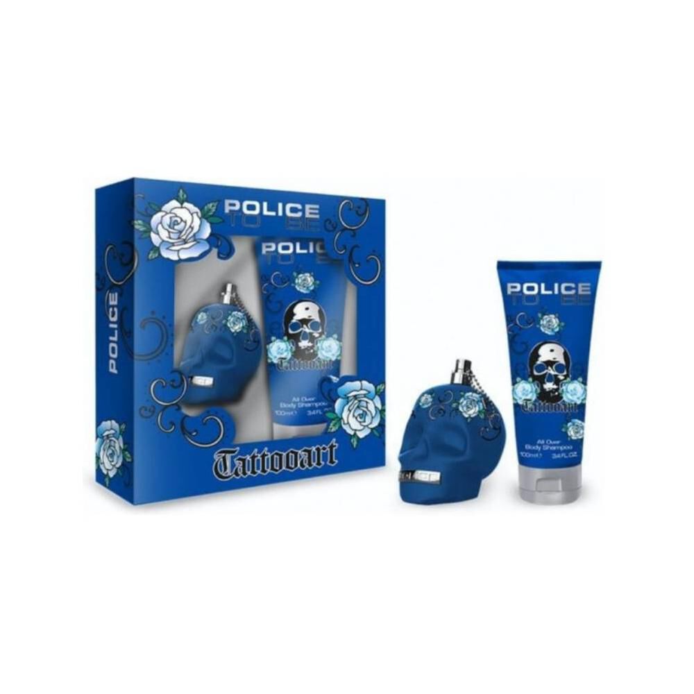 Perfume Tattooart Man Police 75 Ml Edt B Shower 100 Ml