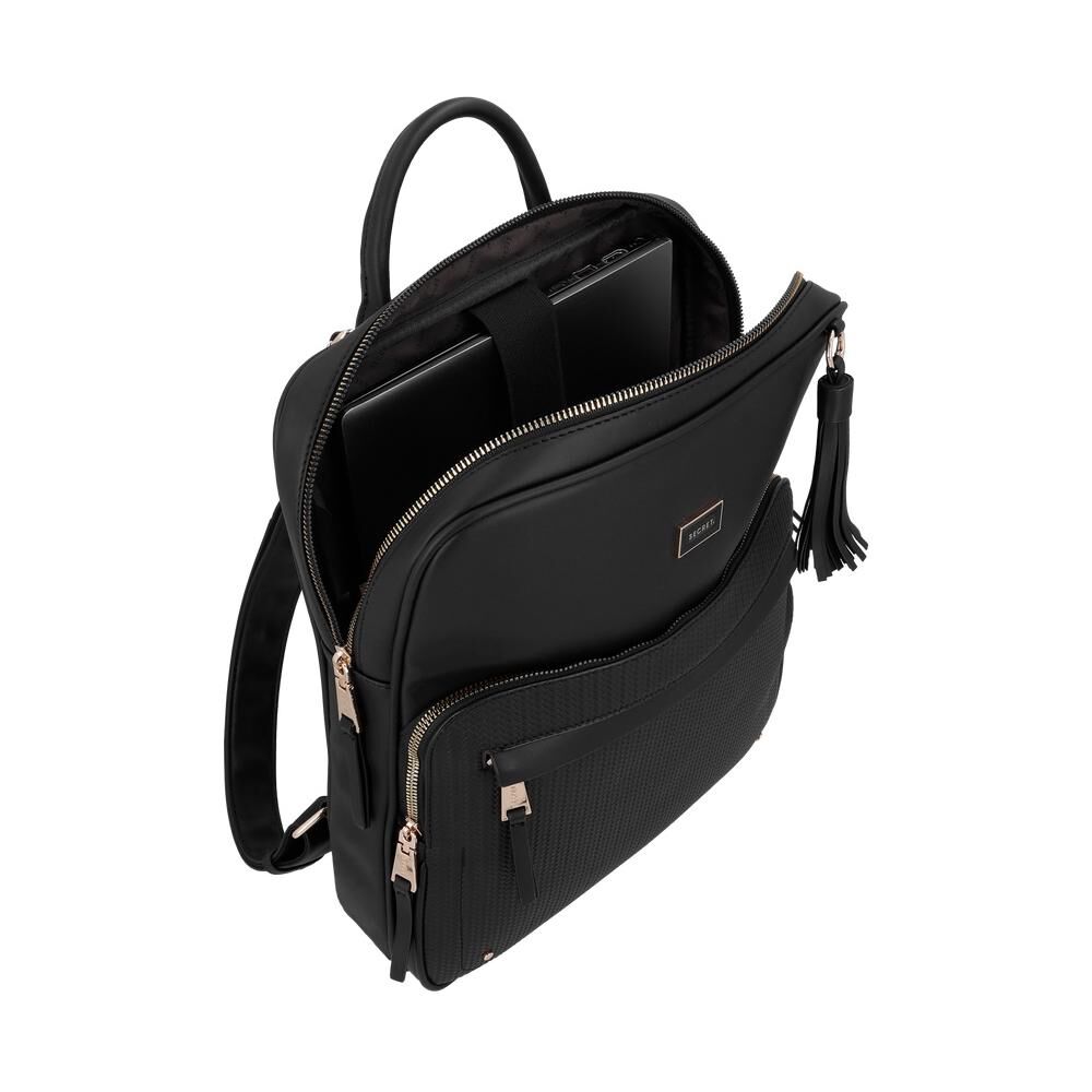 Mochila Notebook Secret Akraness St6 Negro 14" image number 3.0