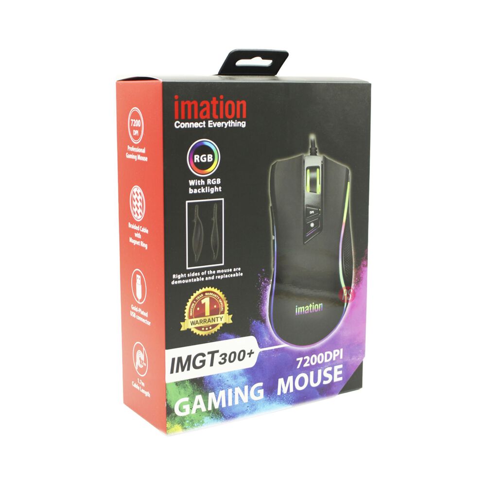 Mouse Gamer Imation Imgt290 Rgb 7200 Dpi - Ps image number 2.0