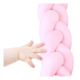 Protector De Cuna Trenzado Chichonera Suave Para Beb&eacute;